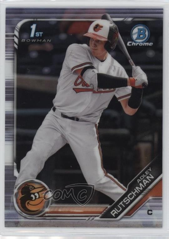 2019 Bowman Draft Chrome Refractor Adley Rutschman (Batting) #BDC-1 1ek2