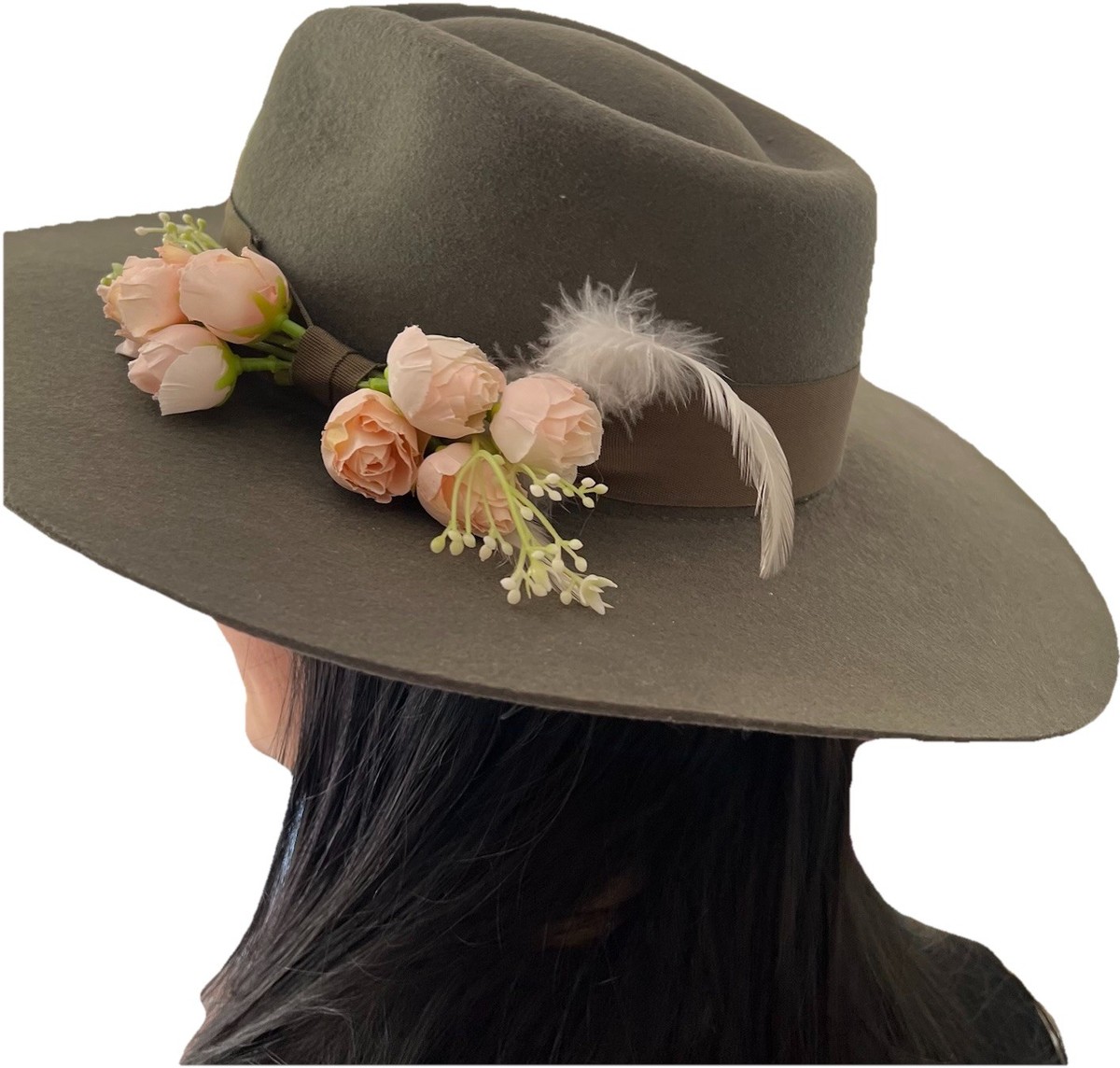 Handmade fedora hats Custom Handmade Queen Bee Hat | One-of-a-kind Bespoke Yellow  main image 3