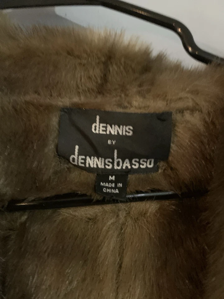 Abrigo Parka Capucha De Colección Años 90 Raro Dennis Basso Reversible Piel Sintética Gamuza Talla Mediana Foto 4 de 4