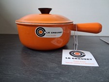 Le Creuset casserole en fonte émaillée avec couvercle état neuf avec étiquettes