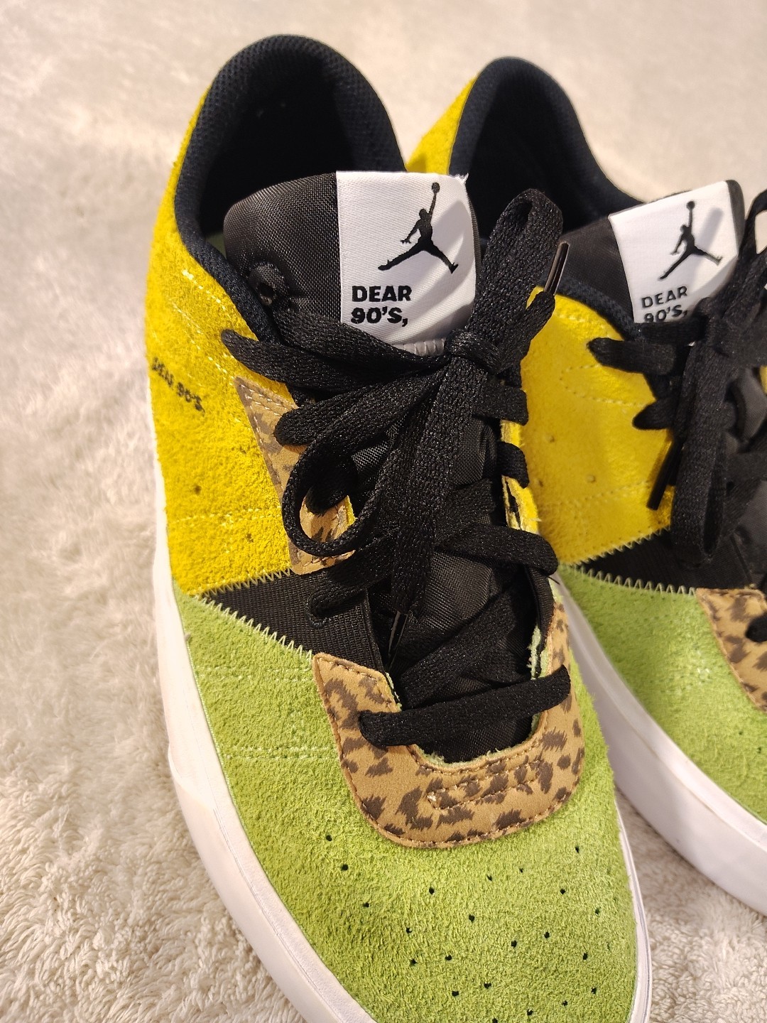 VTG Nike Jordan Mens 9.5 Series .03 Dear 90's Low Top SUEDE DJ0420-700 Key Lime thumbnail 6