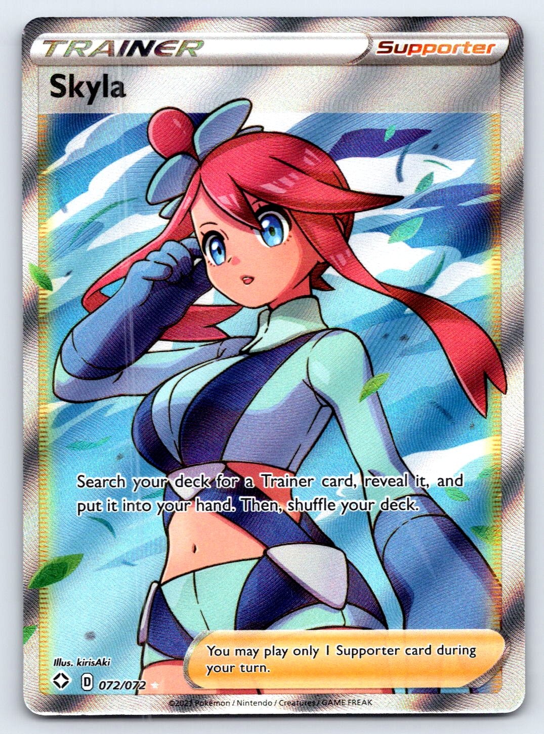 Skyla (Full Art) Holo Ultra Rare Shining Fates 072/072 NM