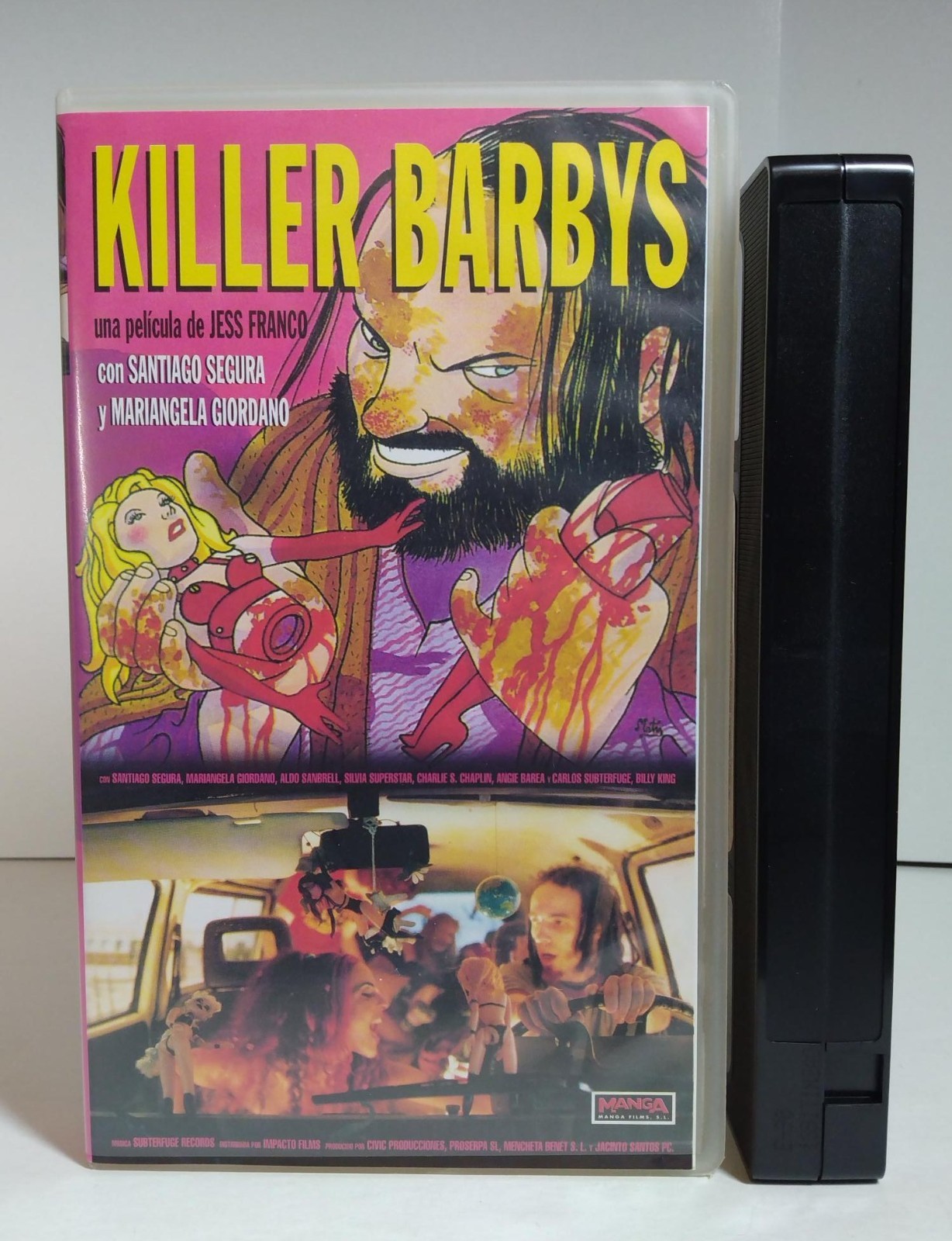 Killer Barbys (1996) Jess Franco Punk Rock Horror Nekkidity Spanish PAL VHS Rare