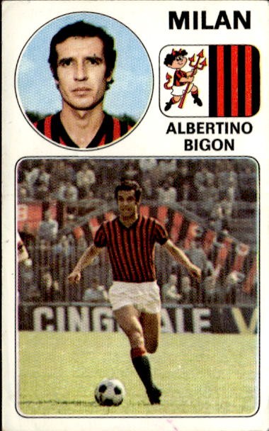 Figurina Calciatori Panini 1976/77 # 192 Albertino Bigon Milan