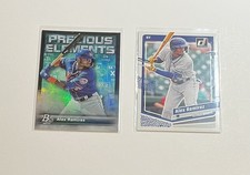 Alex Ramirez 2023 Bowman Platinum Precious Elements #PE-12 & Donruss #138 Mets