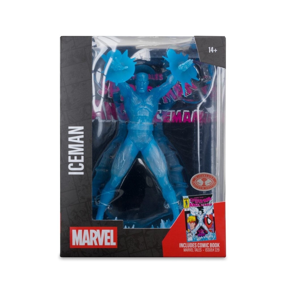 McFarlane Marvel Iceman 1:6 Statue Red Platinum Edition Marvel