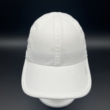 Hind Running Hat White Lightweight Adjustable Strapback Cap
