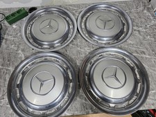 4x Mercedes Rad Kappe Kappen Classic Oldtimer Silber
