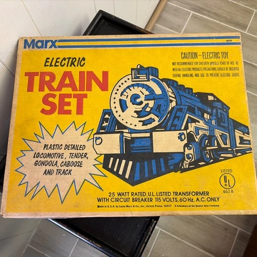 marx electric train set