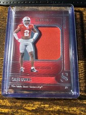 2025 Panini Silhouette Caleb Downs Silhouettes Jersey Patch /99 Ohio State!