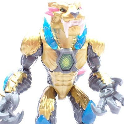 Moose Gold Lion Robot Action Figure Fully Jointed Sabertooth Animal Toy Kids