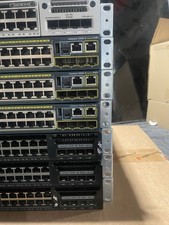 Lot of 7 Cisco Catalyst 2960 Series , 3650, 3850