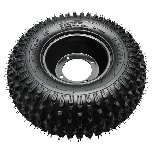4pc 16x8-7 Tire Rim 4 Lug Wheel 110mm Pattern for ATV Quad Go Kart Taotao 125cc - Bild 11 von 13