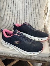 Skechers Running Sneaker 128791 Go Run Glide Men's Sz 11 Navy Laces Low Top