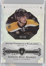 2017-18 Black Diamond Relic Rookies Single 49/99 Jakob Forsbacka-Karlsson 1x1