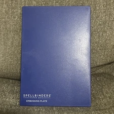 Spellbinders Paper Arts Embossing Plate Blue