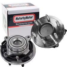 Pair (2) Front Wheel Hub & Bearing For 2WD 07-10 Ford Expedition Navigator 6-Lug