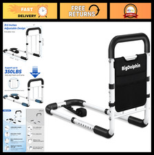 Adjustable Bed Rails for Seniors - Non-Slip Handle, Tool-Free, 350 LBS Support