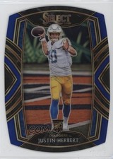 2020 Panini Select Club Level Blue Prizm Die-Cut Justin Herbert #244 1qy8