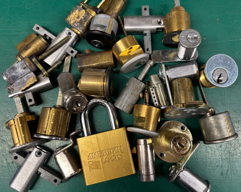 Lock Lot - No Keys - American Schlage Corbin Yale Tubular - Locksport