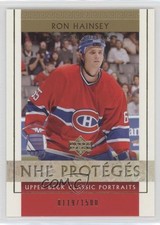2002-03 Upper Deck Classic Portraits NHL Protégés 119/1500 Ron Hainsey #119 8yu
