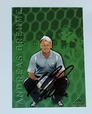AUTOGRAFO ANDREAS BREHME FC INTER CARTOLINA UFFICIALE GERMANIA RIGORE ITALIA '90
