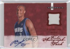 2007-08 Fleer Hot Prospects Rookie Red 15/25 Reyshawn Terry #114 Patch Auto 0f8