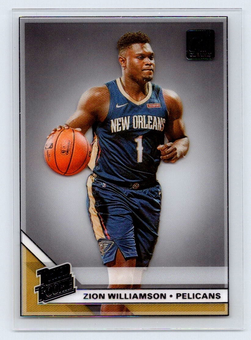 2019 20 Panini Clearly Donruss ZION WILLIAMSON RC Rated Rookie #51
