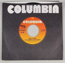 Billy Joel – 45 RPM Vinyl – Everybody Has a Dream / Movin Out (Anthonys Song)