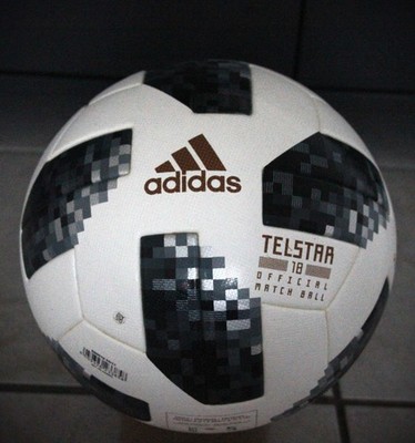 Adidas Telstar 18 OMB Matchball WM 2018 Fußball Gr. 5 weiß / schwarz NEU