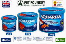 Aquarian Goldfish Flakes Complete Nutrition Aquarium Fish Food