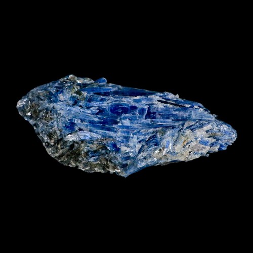 Muestra mineral de cristal de cuarzo y cianita azul cielo natural áspero de 6,2" Brasil - Imagen 6 de 9