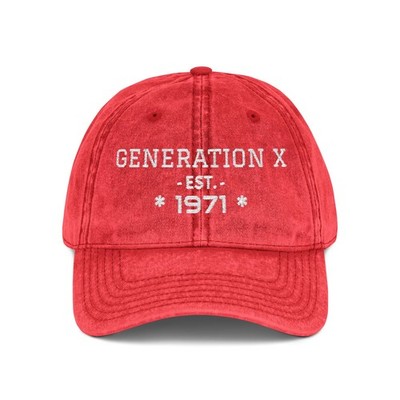 FAFO Gen X Embroidered Cap | Vintage Cap