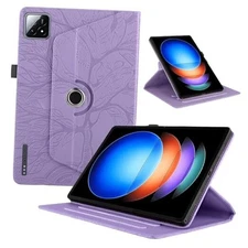 Rotating Case for,360 Degree Rotating Xiaomi Pad 6S Pro 12.4 Inch 2024 Purple