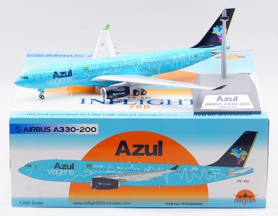 1:200 Inflight Azul Brazilian Airlines Airbus A330-200 Diecast Plane Model