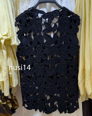 2WAY RUFFLED TULLE VEST ブラック DRESS WITH RUFFLES BLACK - women clothes |ckontova | ckontova