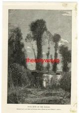 DUCK HUTS ON THE MARAIS, David Murray, Book Illustration (Print), 1887