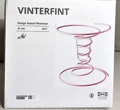IKEA Limited Edition Gustaf Westman Vinterfint Vase Pink, spiral