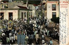 PC SPAIN GRAN CANARIA PROCESSION DE SAN MIGUEL EN JAZANORTE PALMA (a80467)