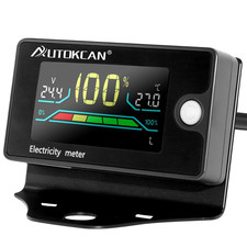 Battery Monitor Golf Cart Battery Meter 12V 24V 48V 60V 72V 84V Digital Multimet
