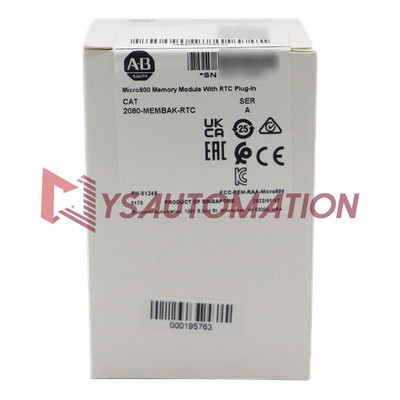Allen-Bradley 2080-MEMBAK-RTC 2080 Micro800 System Memory Plug In Module FreeTax