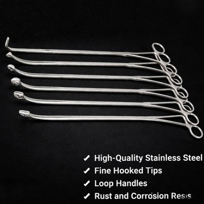 6pcs of Thoracoscope Surgery Instruments VATS lung surgery instruments