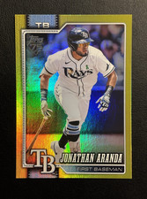 2026 Topps Series 1 Jonathan Aranda Gold Foil Parallel  271/399 - Rays