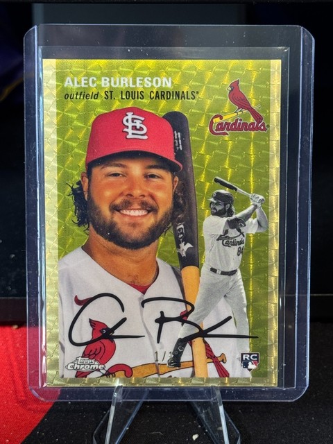 2023 Topps Chrome Platinum Anniversary Alec Burleson #159 SUPERFRACTOR #1/1