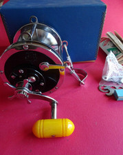 SUPER BOXED POS. REEL MOLTIPLICATORE VINTAGE MAI USATO PENN 115 SENATOR 9/0 ACQUE PROFONDE