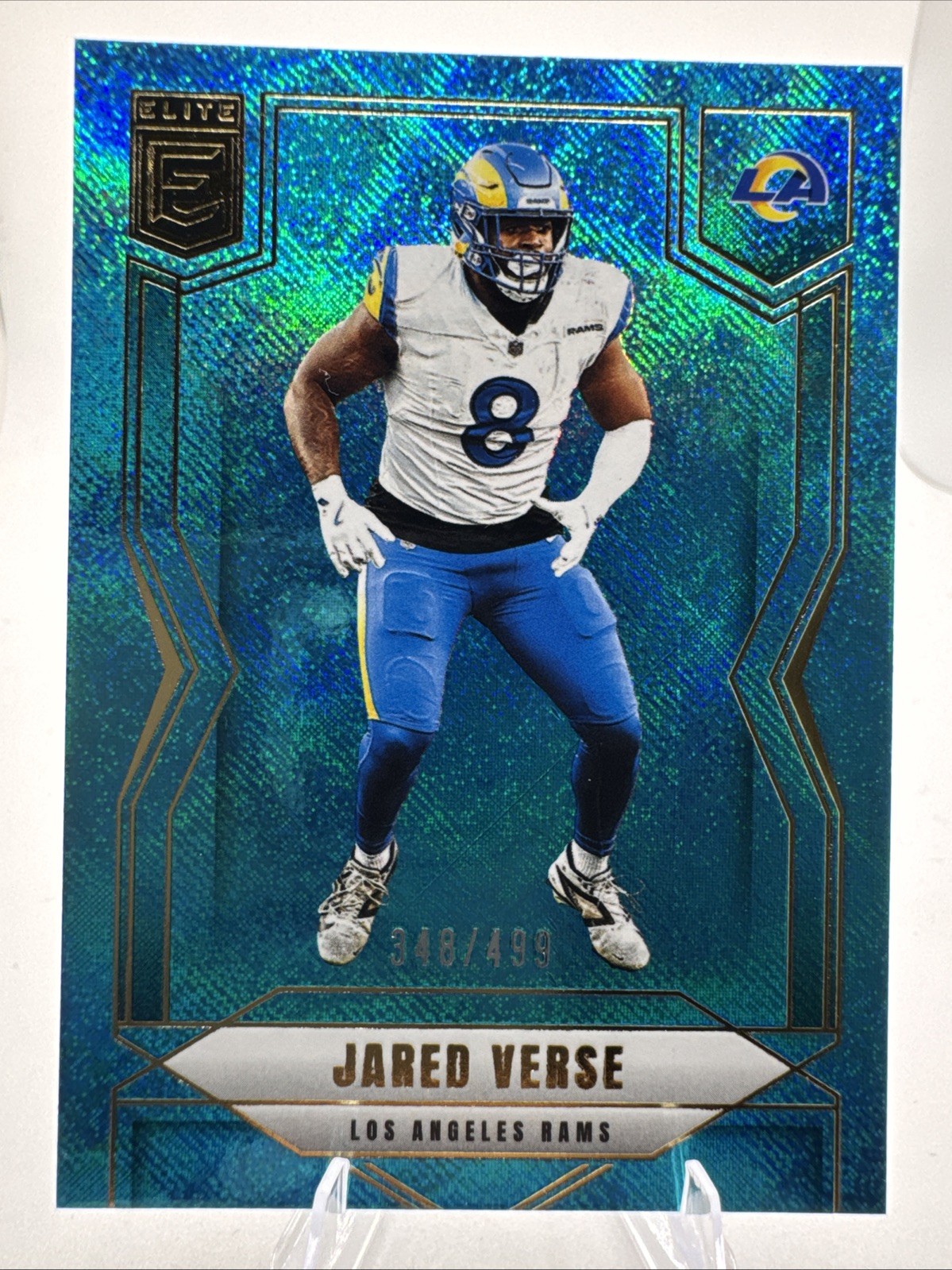 2025 Panini Donruss Elite - Jared Verse #23 Teal Matrix /499
