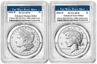 Presale 2026 W Morgan &Peace Silver Dollar Enhanced Liberty Bell PCGS SP70 #99