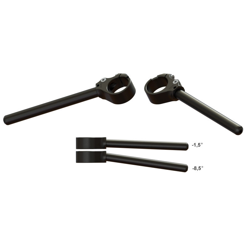 Demi guidon 50mm Womet Tech réglable pour moto de piste