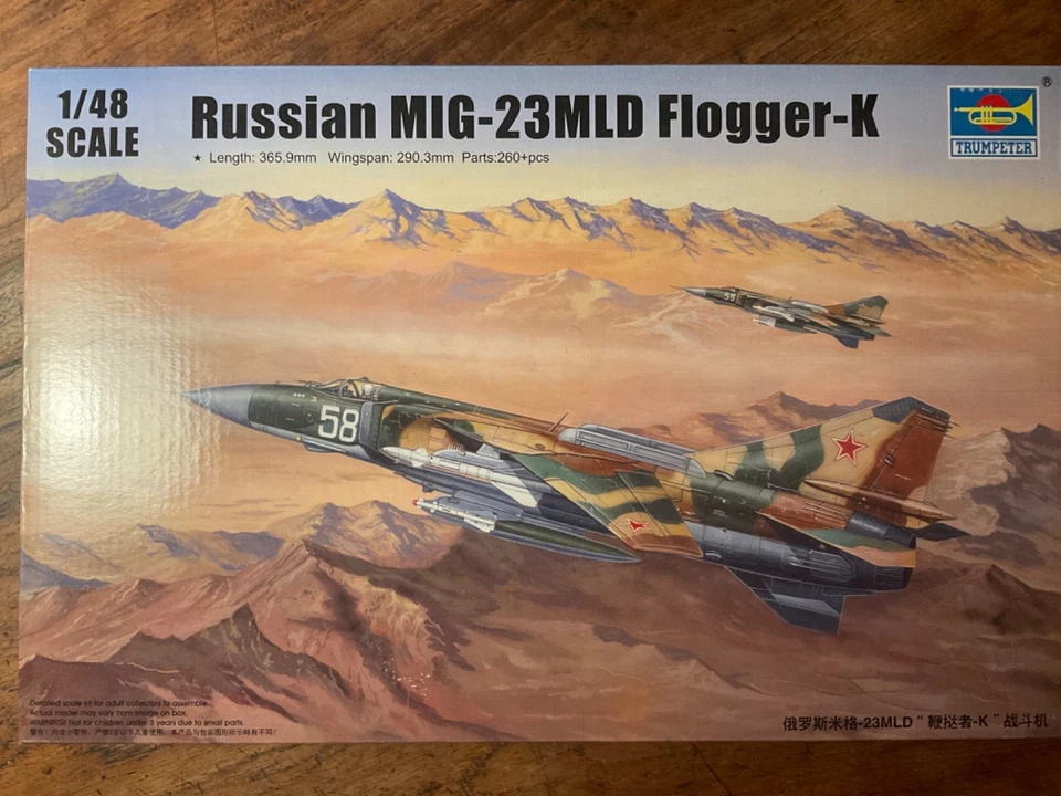 Russian MiG-23MLD Flogger-K Trumpeter | No. 02856 | 1:48