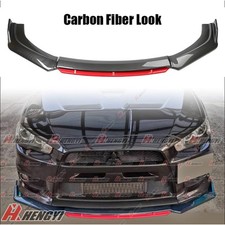 Diffusore spoiler labbro paraurti anteriore Fit Mitsubishi Lancer 08-15 EVO X 10